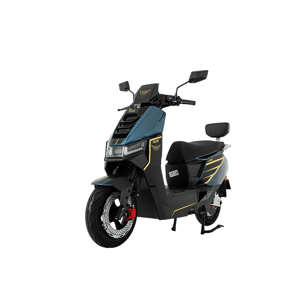 Scuter electric RAC RDB, 2000W, viteză 25 km/h, fără permis, ideal pentru oraș.