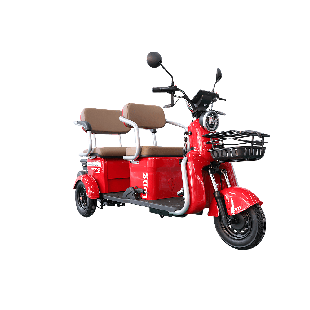 Triciclu electric RDB Long, 2000W, viteză 25km/h, ideal pentru transport urban.