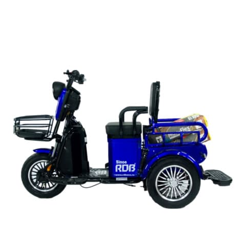 Triciclu electric fără permis, model RDB Sinoe, 500W, viteză 25km/h, ideal pentru deplasări rapide ș.