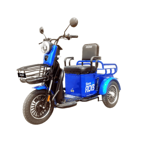 Triciclu electric fără permis, model RDB Sinoe, 500W, viteză 25km/h, ideal pentru deplasări urbane ș.