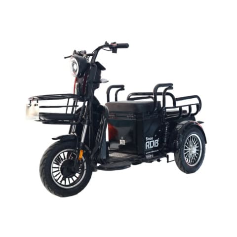 Triciclu electric fără permis, model Sinoe, 500W, viteză 25km/h, ideal pentru deplasări rapide și si.