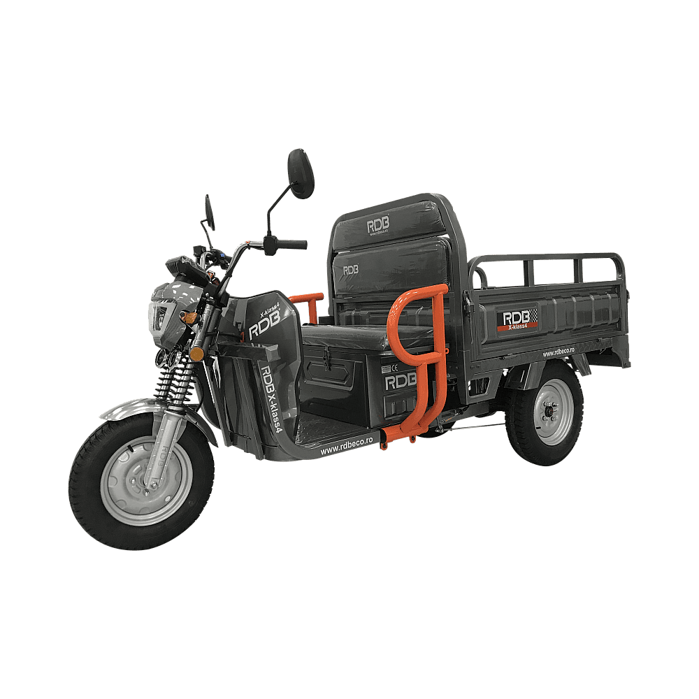 Triciclu electric fără permis RDB X-Klass4, 3500W, viteză 25km/h, ideal pentru transport urban.